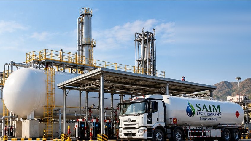 Saim LPG plant and tanker